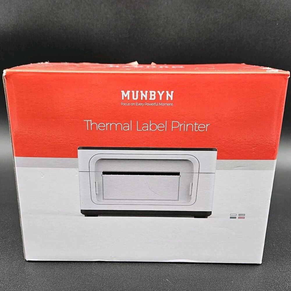 MUNBYN Thermal Shipping Label Printer 4x6 UPS USPS‎ FedEx eBay Amazon Aqua USB